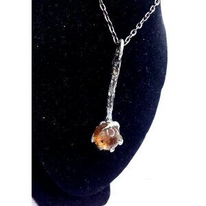 Smokey quartz Claw Necklace Handmade